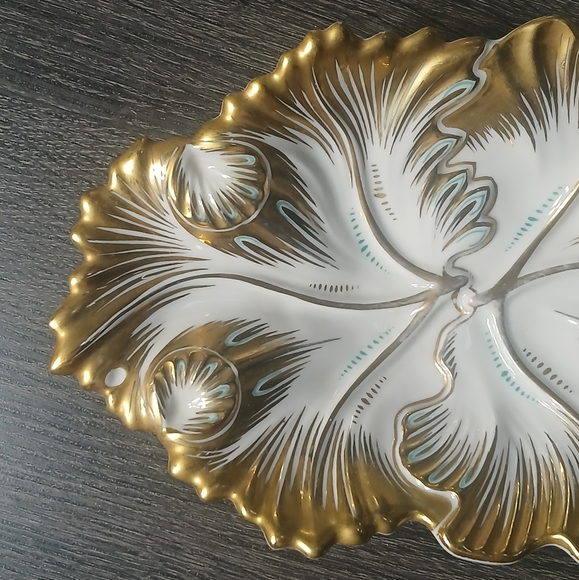 Vintage German RPM Gold Gilt Porcelain Dish - Picture 6 of 14